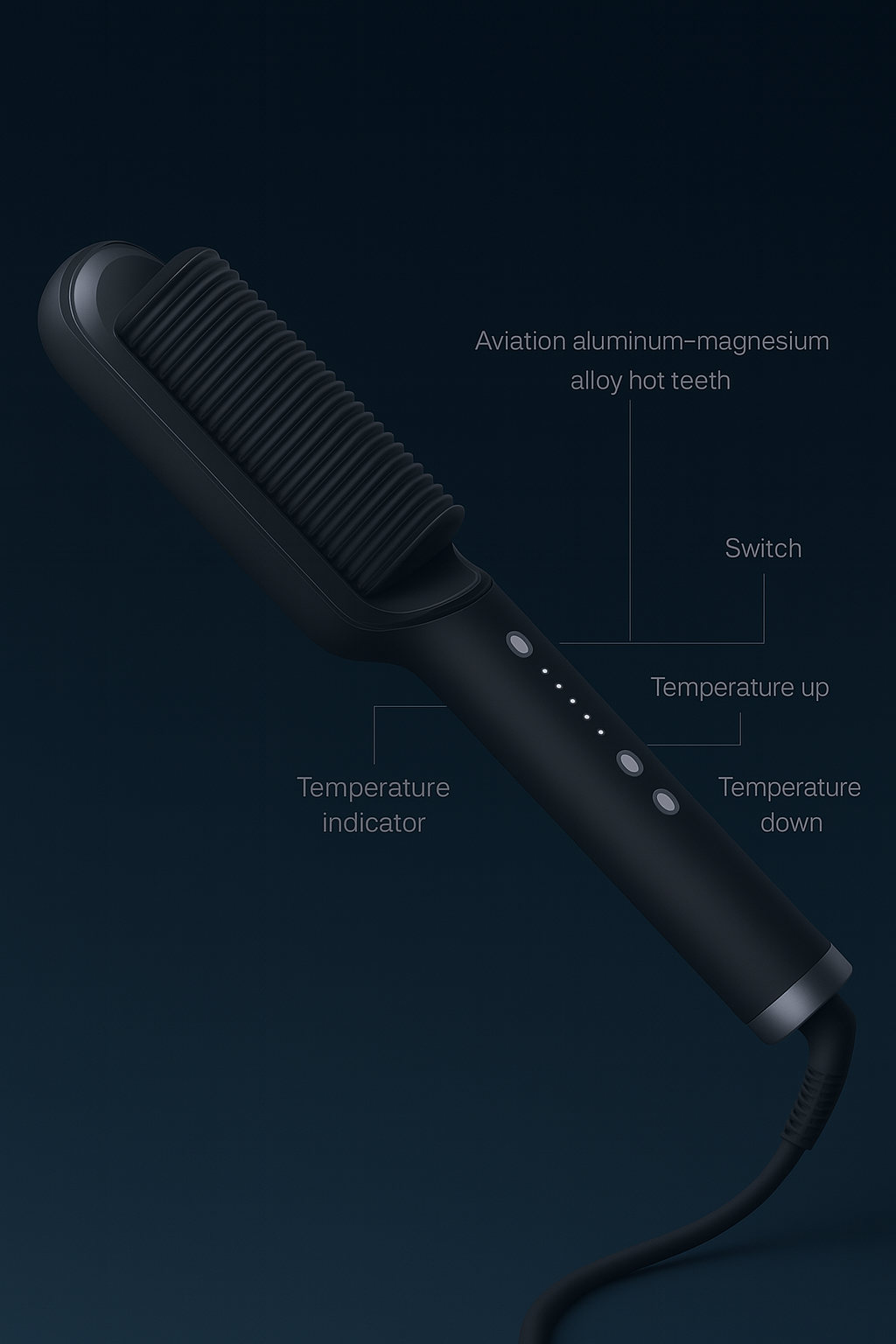 Hair Straightener Brush